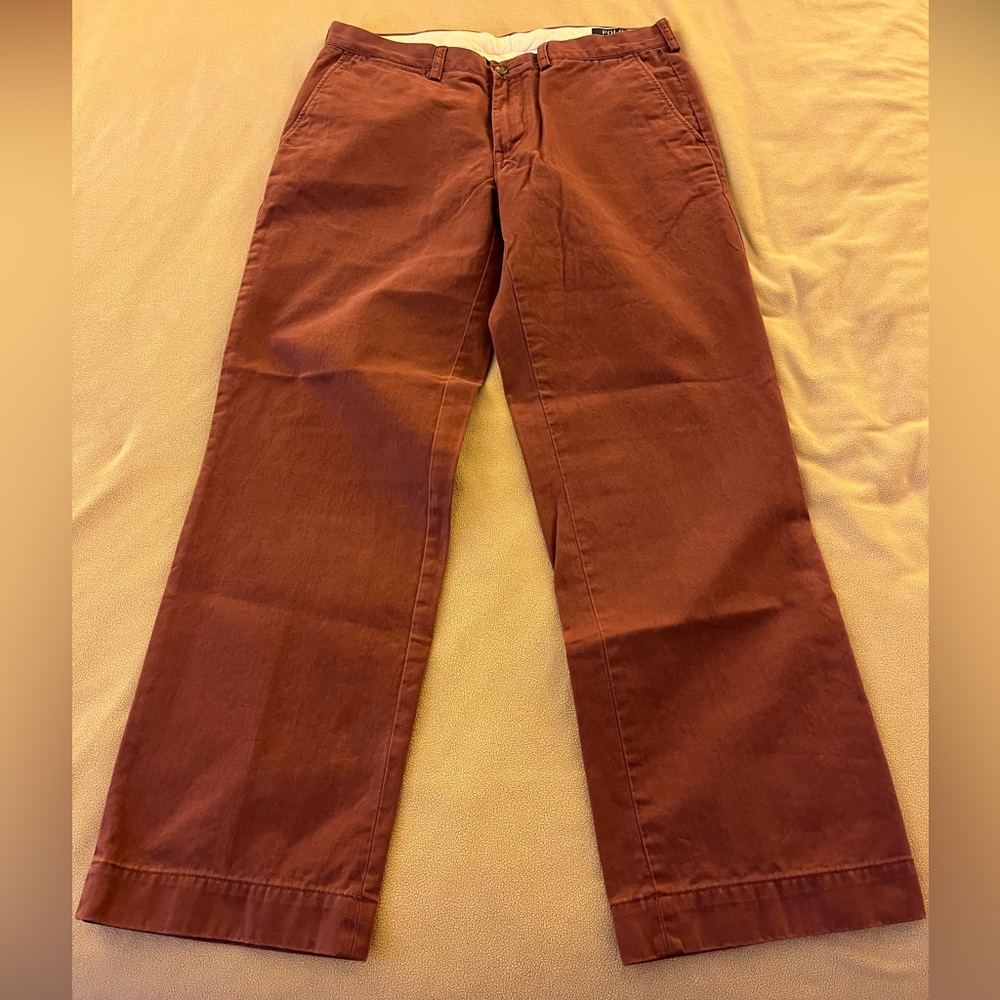 Polo Ralph Lauren Men’s Chino Pants 34/30 Burgundy